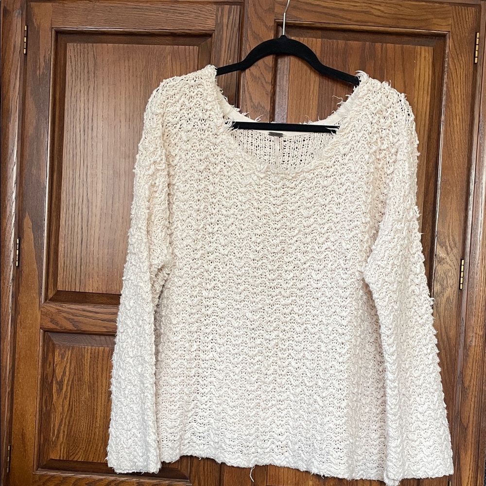 Women’s Free People Ivory Knit Sweater